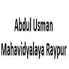 Abdul Usman Mahavidyalaya, Mau Logo