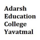 Adarsh Education College, Yavatmal Logo