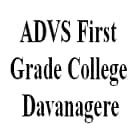 ADVS First Grade College, Davanagere Logo