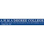 AHMA Degree College, Sambhal Logo