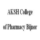 AKSH College of Pharmacy, Bijnor Logo