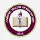 Ambika College of Education, Hisar Logo