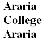 Araria College, Araria Logo