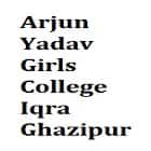 Arjun Yadav Girls College Iqra, Ghazipur Logo