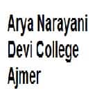 Arya Narayani Devi College, Ajmer Logo