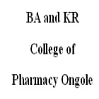 BA and KR College of Pharmacy, Ongole Logo