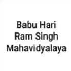 Babu Hari Ram Singh Mahavidyalaya, Allahabad Logo