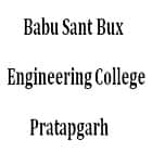 Babu Sant Bux Engineering College, Pratapgarh Logo