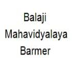 Balaji Mahavidyalaya, Barmer Logo