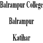 Balrampur College Balrampur, Katihar Logo