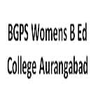BGPS Wome's B Ed College, Aurangabad Logo