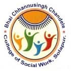 Bhai Chhannusingh Chandele College of Social Work, Solapur Logo