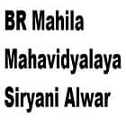 BR Mahila Mahavidyalaya, Siryani, Alwar Logo