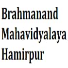 Brahmanand Mahavidyalaya, Hamirpur Logo