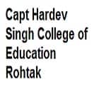 Capt Hardev Singh College of Education, Rohtak Logo