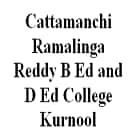Cattamanchi Ramalinga Reddy B Ed and D Ed College, Kurnool Logo
