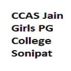 CCAS Jain Girls PG College, Sonipat Logo