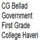 CG Bellad Government First Grade College, Haveri Logo