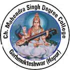 Ch Mahendra Singh Degree College, Hapur Logo