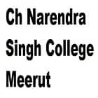 Ch Narendra Singh College, Meerut Logo