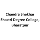 Chandra Shekhar Shastri Degree College, Bharatpur Logo