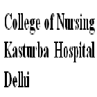 College of Nursing, Kasturba Hospital, Delhi Logo