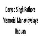 Daryao Singh Rathore Memorial Mahavidyalaya, Baduan Logo