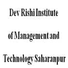 Dev Rishi Institute of Management and Technology, Saharanpur Logo