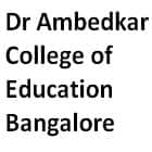 Dr Ambedkar College of Education, Bangalore Logo