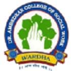 Dr Ambedkar College of Social Work, Wardha Logo