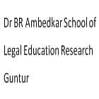 Dr BR Ambedkar School of Legal Education Research, Guntur Logo