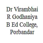 Dr Virambhai R Godhaniya B Ed College, Porbandar Logo