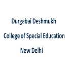 Durgabai Deshmukh College of Special Education, New Delhi Logo
