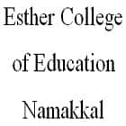Esther College of Education, Namakkal Logo