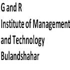 G and R Institute of Management and Technology, Bulandshahar Logo