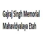 Gajraj Singh Memorial Mahavidyalaya, Etah Logo