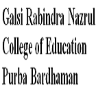 Galsi Rabindra Nazrul College of Education, Purba Bardhaman Logo