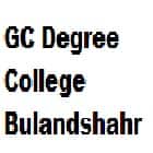 GC Degree College, Bulandshahr Logo
