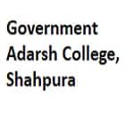 Government Adarsh College, Shahpura Logo