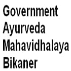 Government Ayurveda Mahavidhalaya, Bikaner Logo