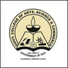 Government College of Arts Science and Commerce, Khandola Logo