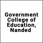 Government College of Education, Nanded Logo