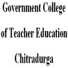 Government College of Teacher Education, Chitradurga Logo