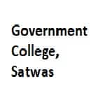 Government College, Satwas Logo