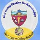 Government Degree College, Bishnah Logo