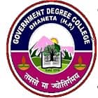 Government Degree College, Dhaneta Logo