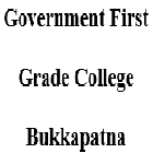 Government First Grade College, Bukkapatna Logo