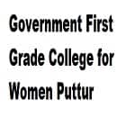 Government First Grade College for Women, Puttur Logo