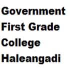 Government First Grade College, Haleangadi Logo