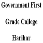 Government First Grade College, Harihar Logo